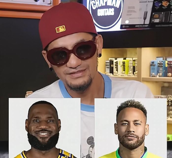 詹姆斯和内马尔谁和你比较像？张震岳：内马尔，他比较帅